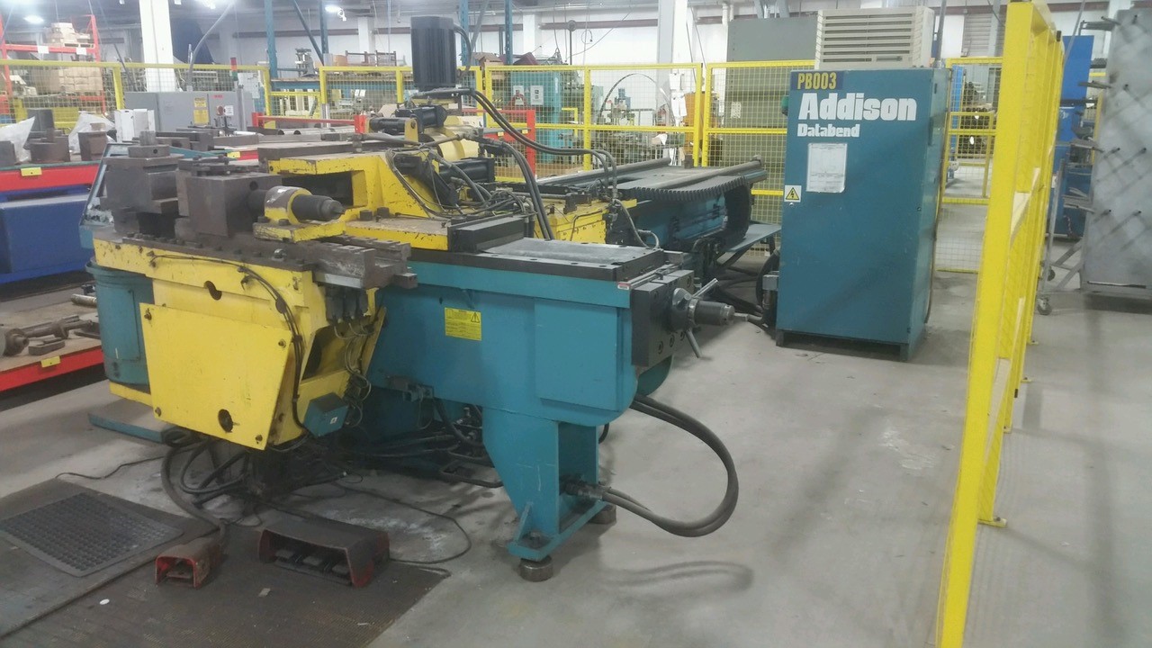 Addison DB-120 Hydraulic 4-Axis CNC Rotary Tube Bender, Machine ID: 7823